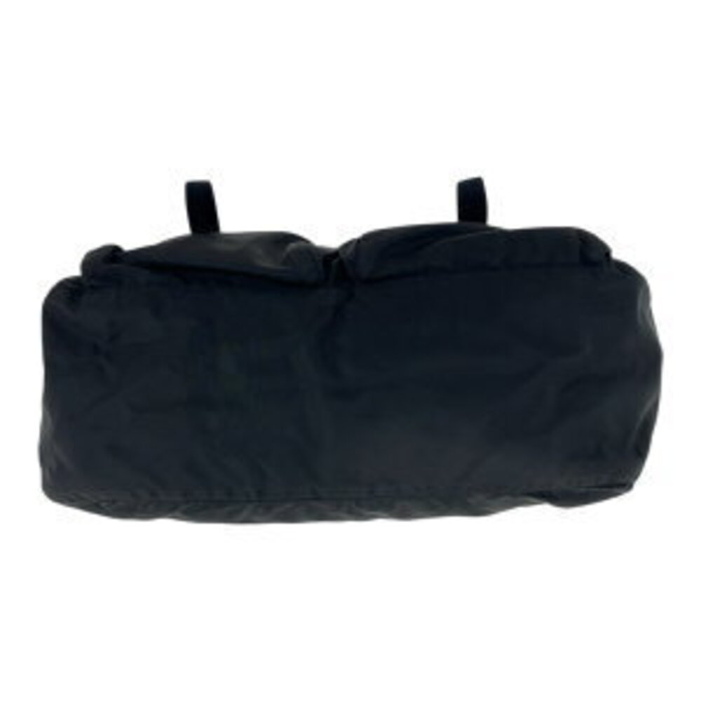 Prada messenger logo Tessuto shoulder plate bag leather nylon black triangular - Picture 10 of 10